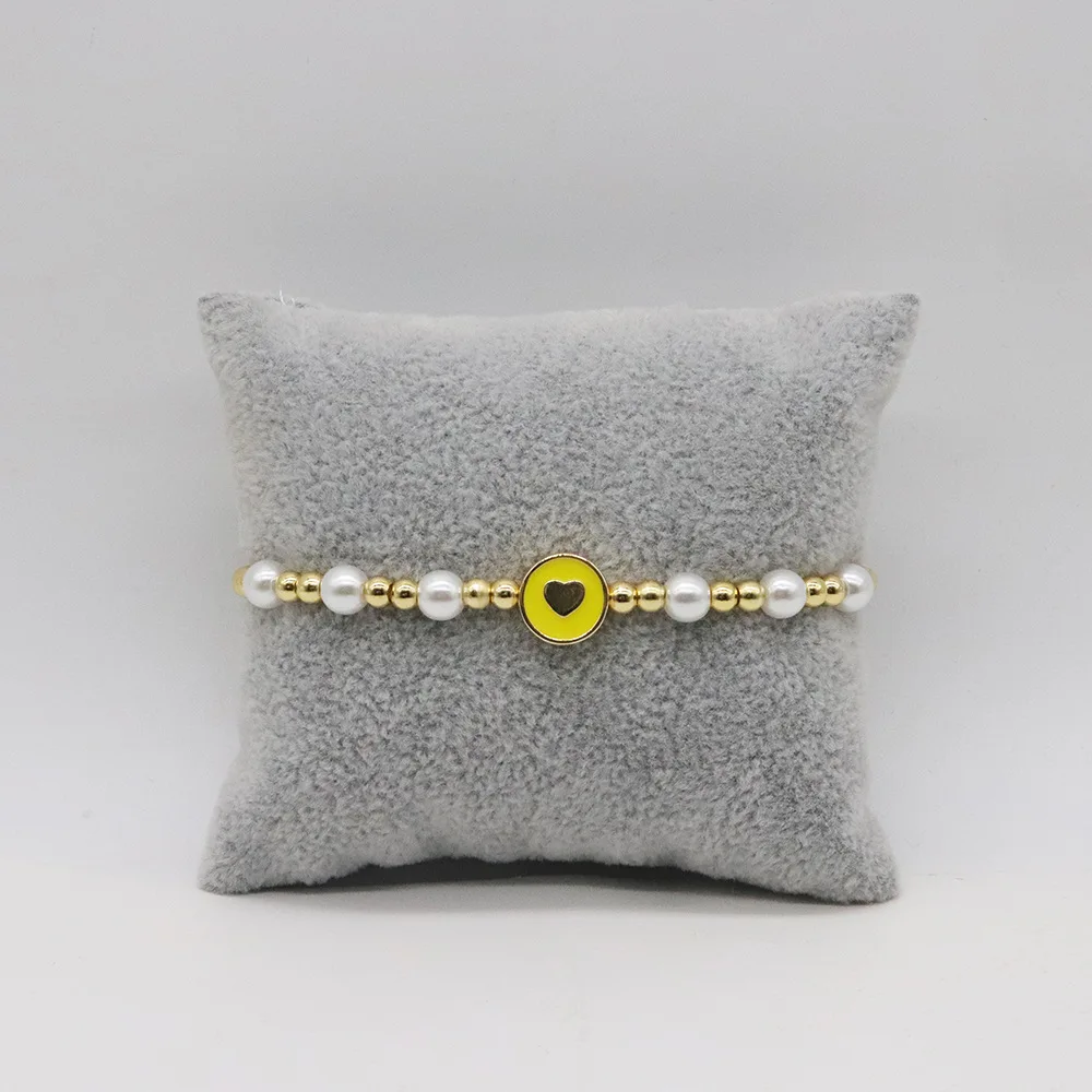 European and American cross-border ethnic wind Bohemian Miyuki rice bead bracelet new set gradual change pineapple pendant