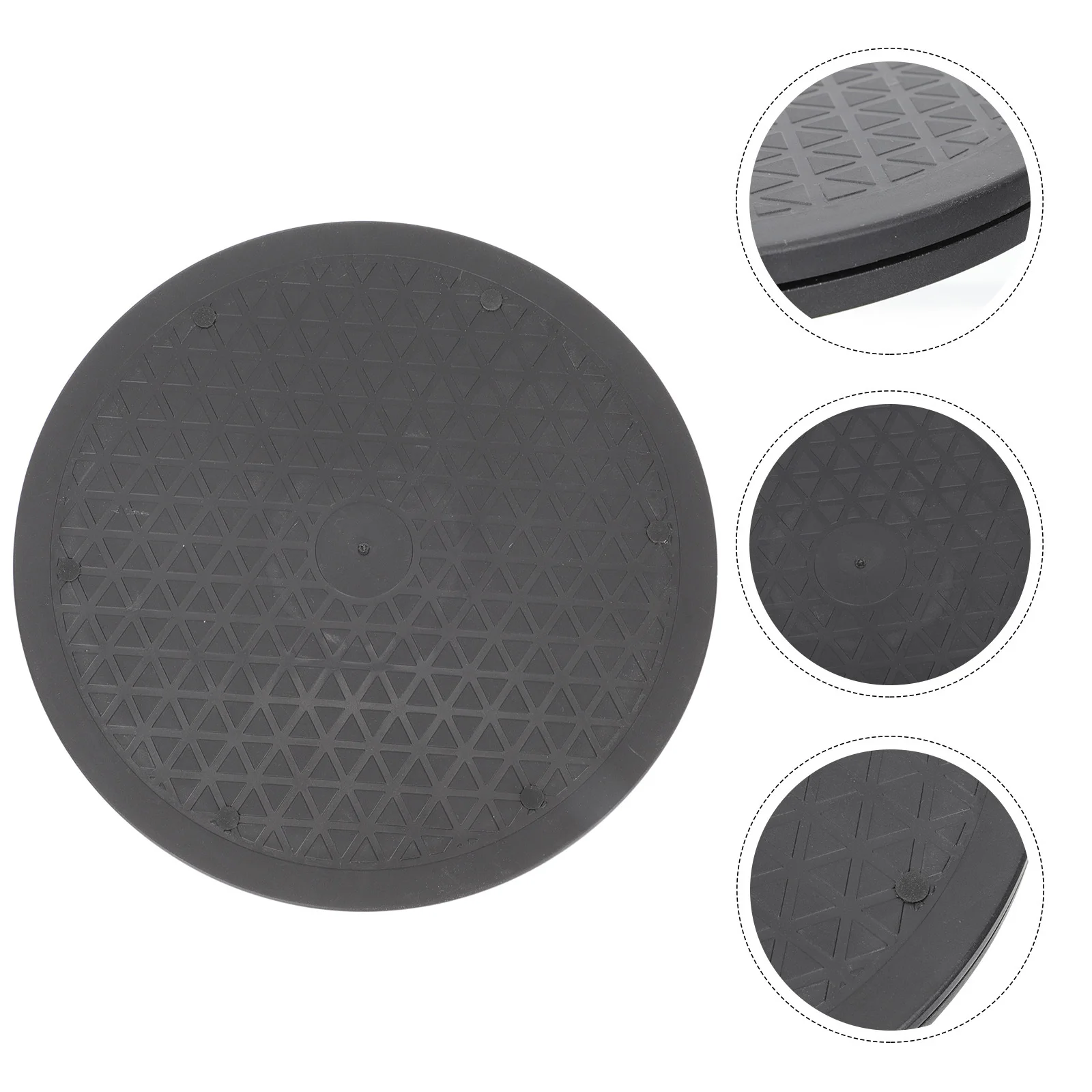 

Round Rotating Turntable Plastic ABS Plate Stable Swivel Base 360 Degree Rotation Kitchen Organizer Rotating Turntable