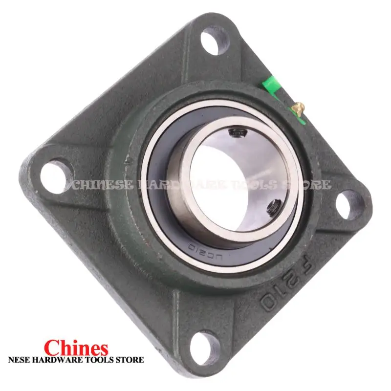 UCF210 شفة مقعد تحمل 50 مللي متر فتحة الحديد الزهر تحمل وحدة تثبيت قفل المسمار