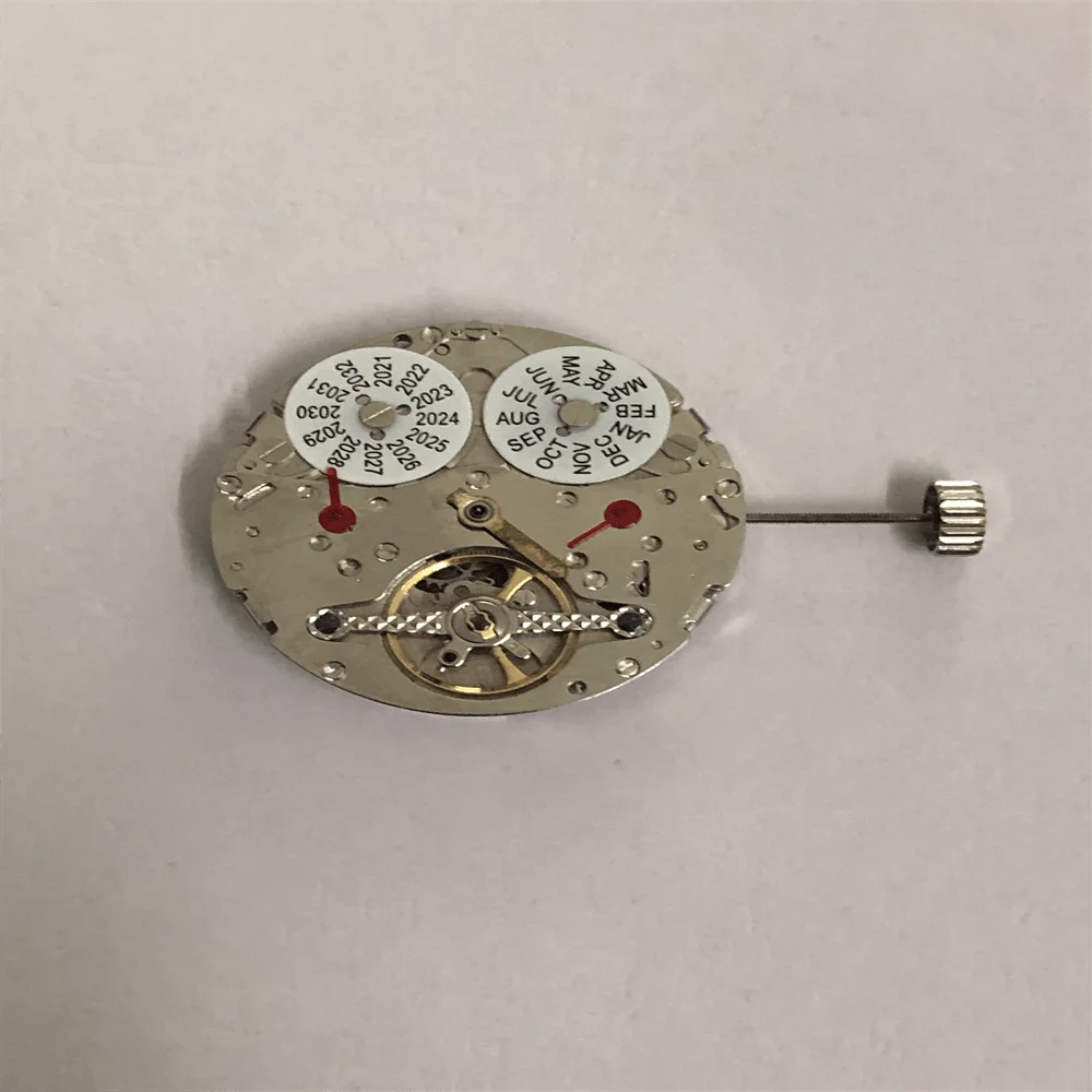 

Механизм часов, домашний вечный календарь B31B, многофункциональный механизм с пятью стрелками и месяцем, высокочастотный 28800