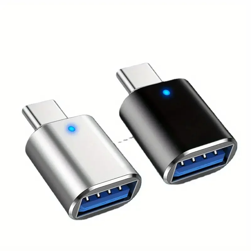 Adapter USB C na USB, adapter USB C męski na USB 3.0 żeński Konwerter OTG kompatybilny z MacBookiem Pro 2019/2018/2017 i innymi typami