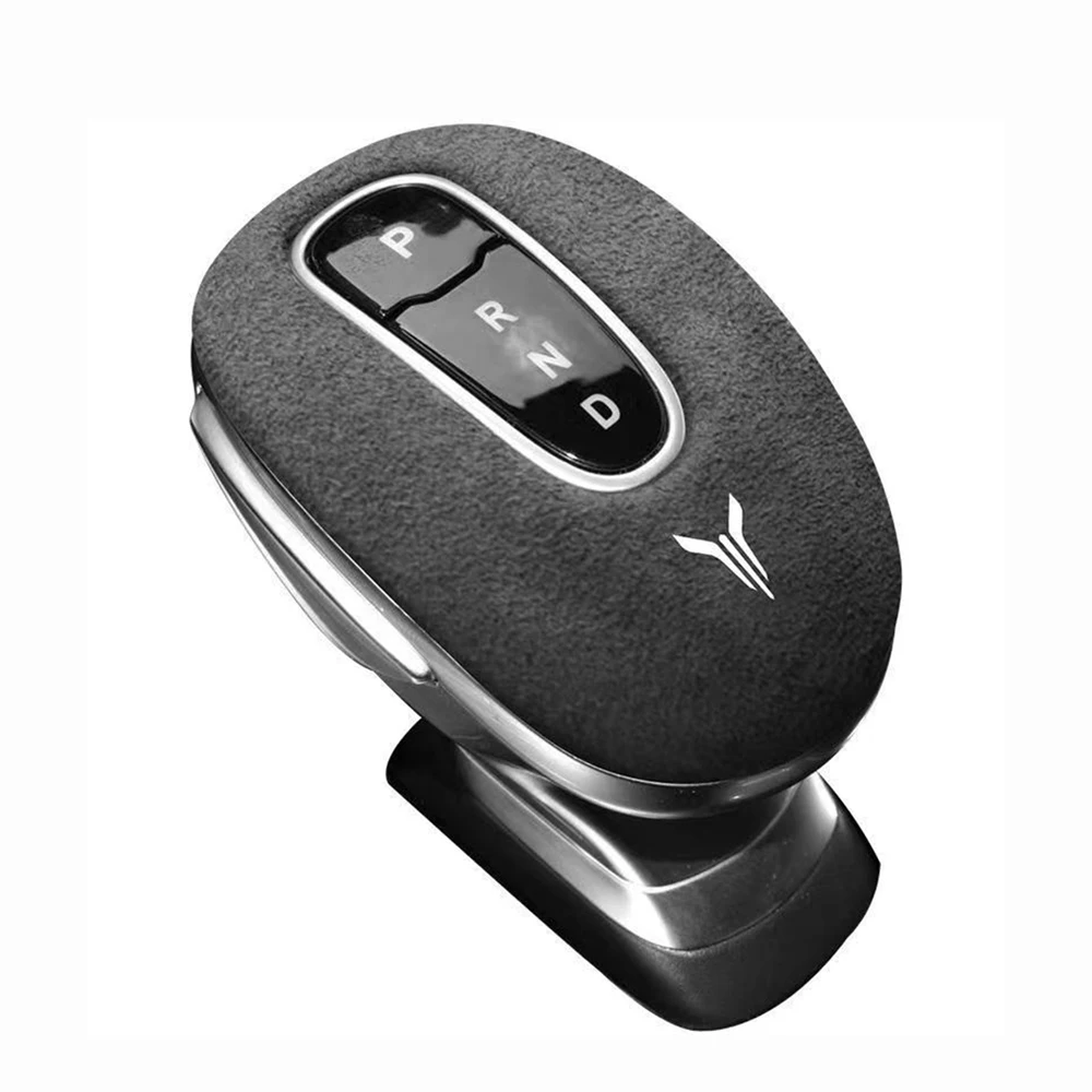 ل دونغفنغ فوياه الحرة 2021 2022 2023 الجلد المدبوغ سيارة والعتاد التحول رئيس الياقات سيارة التحول المقبض غطاء حماية الملحقات #4