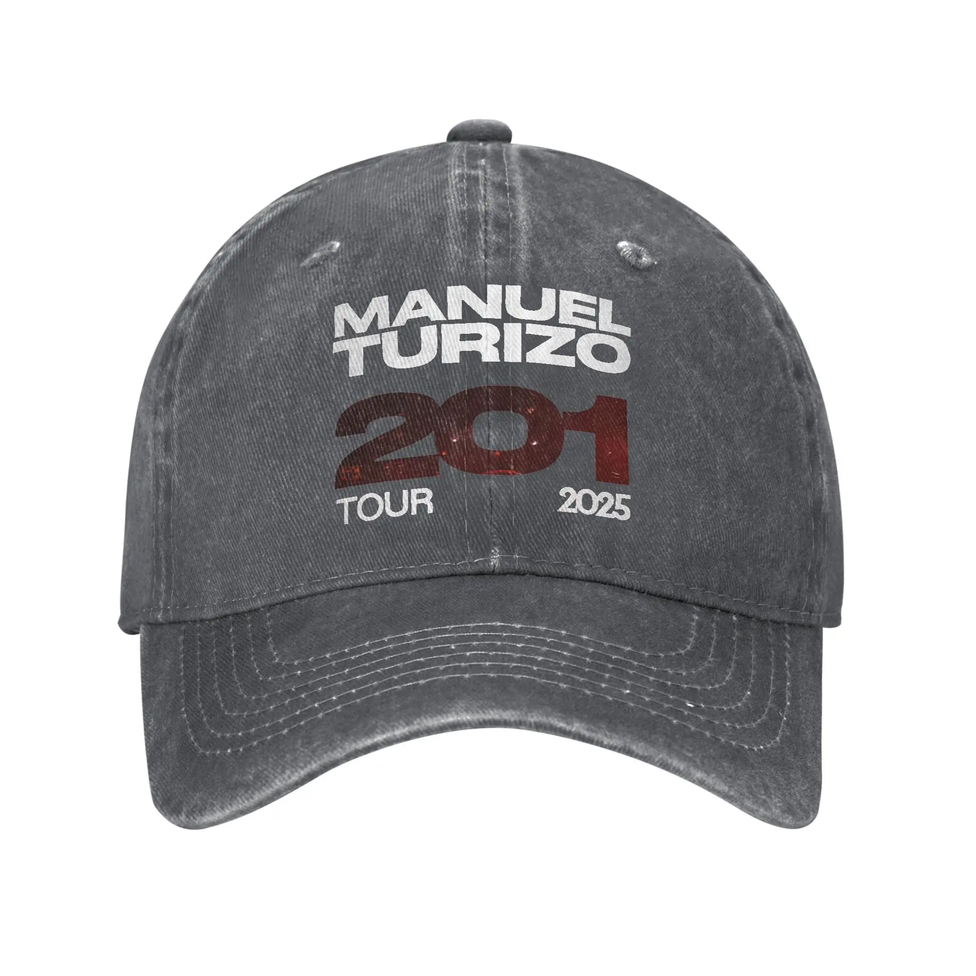 

Manuel Turizo Album 201 Tour 2025 Accessories Baseball Caps Men Women Casual Hats Cap Adjustable Casquette Dad Hat
