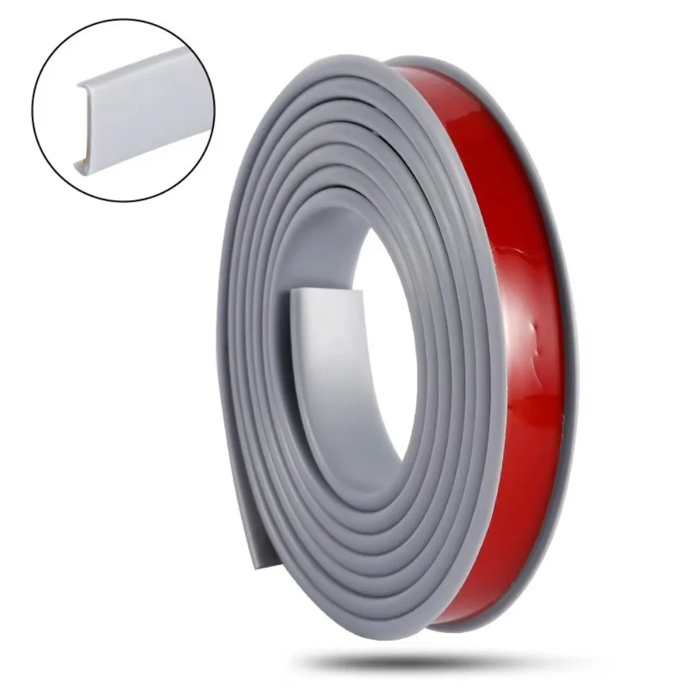 New U-shaped Edge Banding Tape Self-Adhesive TPE Rubber Edge Protector 2M Edge Safety Guards