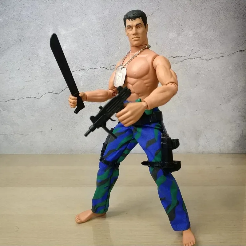 Männlicher Soldat im Maßstab 1:6, handgefertigt, zum Sammeln von Spielzeug, spezielle Puppe, modernes Ornament, Actionfiguren, Szenenzubehör