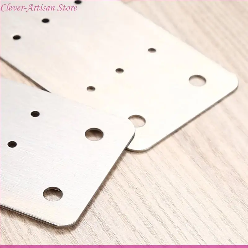 E06B Hinge Fixing Plates Door Hinge Repair Bracket for Household Woodworking Repair