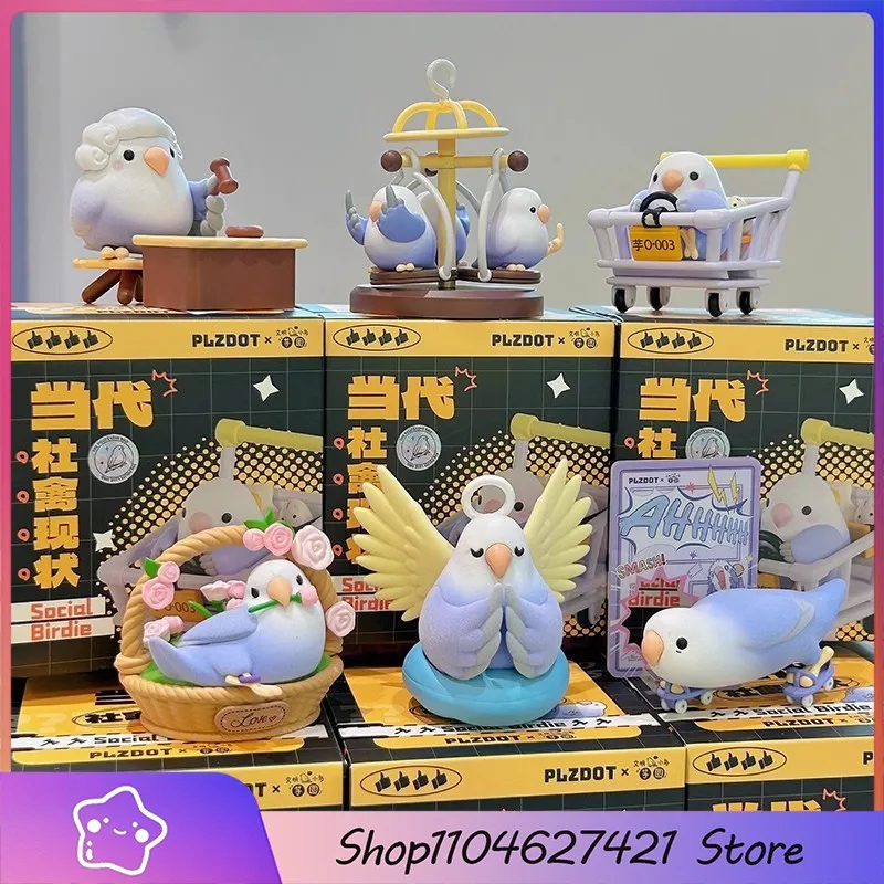 

Taroball Bad Birdie And Social Birdie Series What The Bird Blind Box Toys Аниме Фигурка Mystery Box Модель Дизайнерская Кукла Подарок