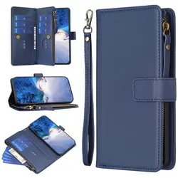 Realme C55 C53 C51 2023 Flip Case per OPPO Realme C55 Multi Card Zipper Wallet Leather Book Cover Realmi C53 C 55 C51 Funda