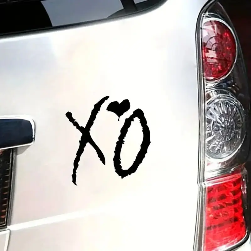 XO Stickers about XO Weekend Cuddle And Kiss Style, Personality Funny Car Stickers, Trunk Cover Car Stickers,For Cars, Trucks,