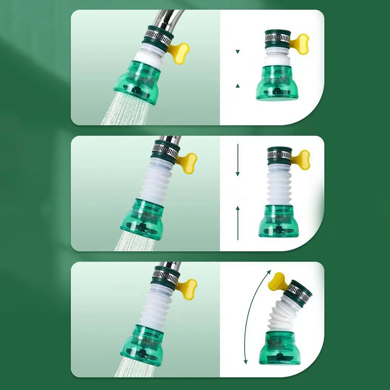 1Pc 360 Degree Rotating Telescopic Tap Water Filter Universal Faucet Splash Proof Shower Extender Kitchen Tool Accessories