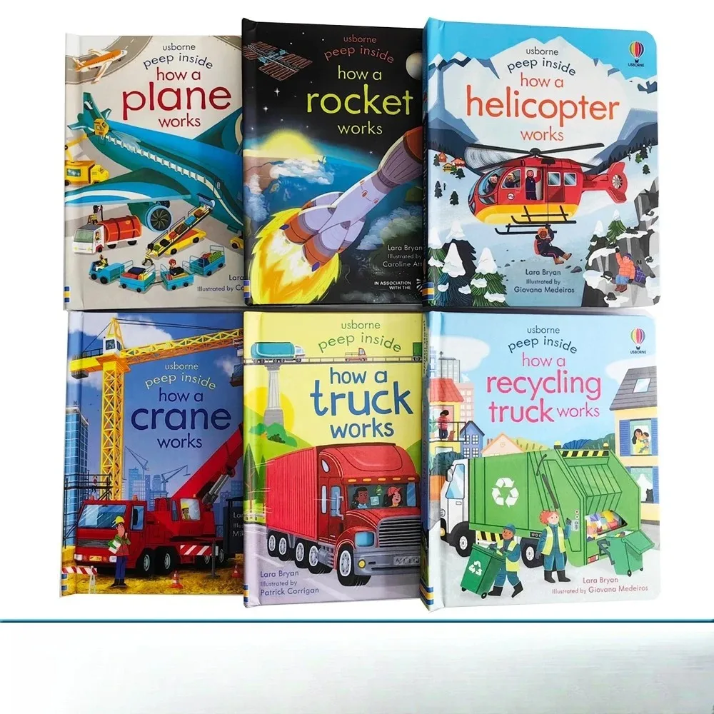 

Unveiling Mechanical Operations "Picture Book: Produced by Usborne, a children's enlightenment book that reveals traffic
