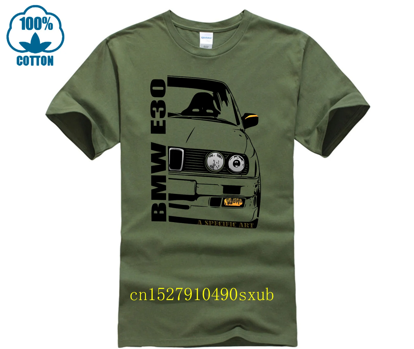 FAN E30 HALF SHAPE Bavarian FINE ART GRAPHIC DESIGN HIGH QUALITY T Shirt