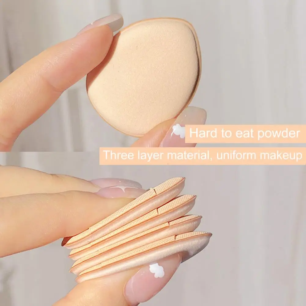 Effective 2Pcs Practical Cosmetic Puff Beauty Tool Perfect Fitting Cosmetic Puff Reused   for Girl