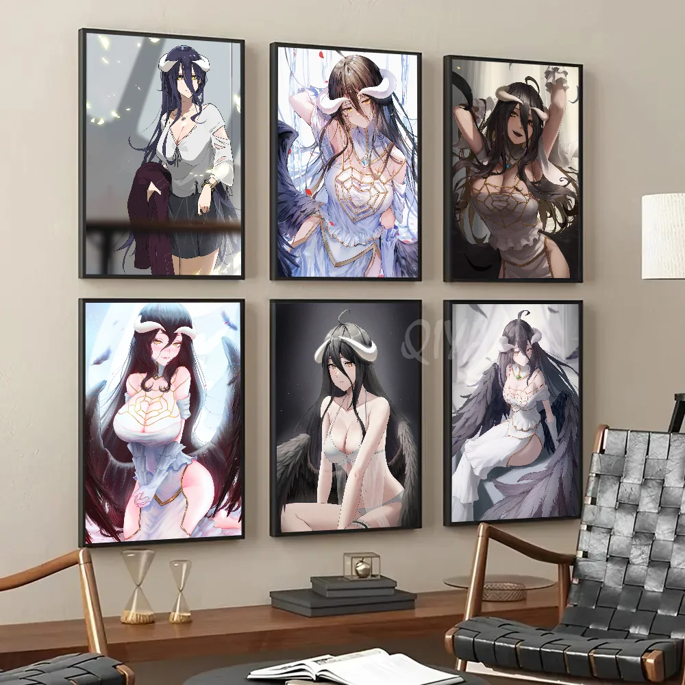 

Overlord Albedo Poster Paper Print Home Living Room Bedroom Entrance Bar Restaurant Cafe Art Painting Decoration