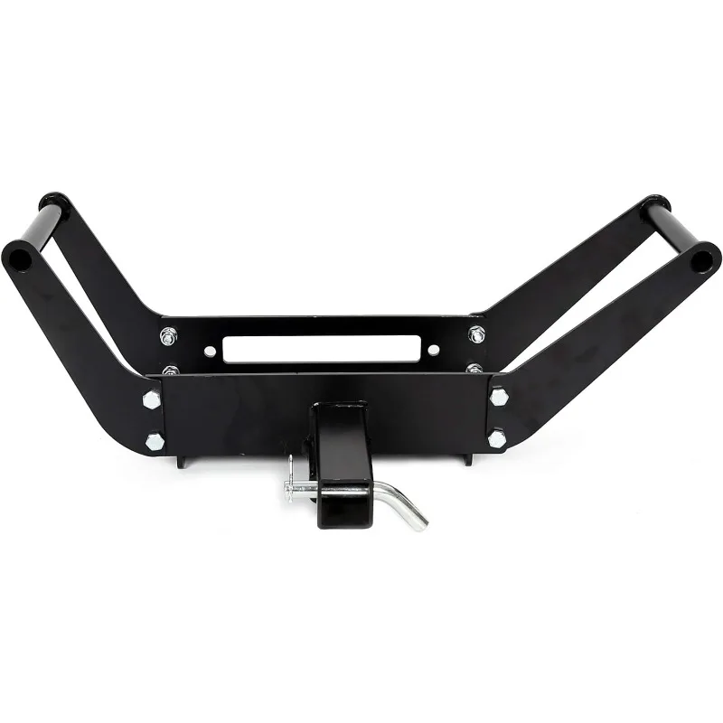 10x 4 1/2 Cradle Winch Mount Mounting Plate 8000-13,000 Lb Capacity Winch Mounting Hitch Receiver Recovery Winches Foldable