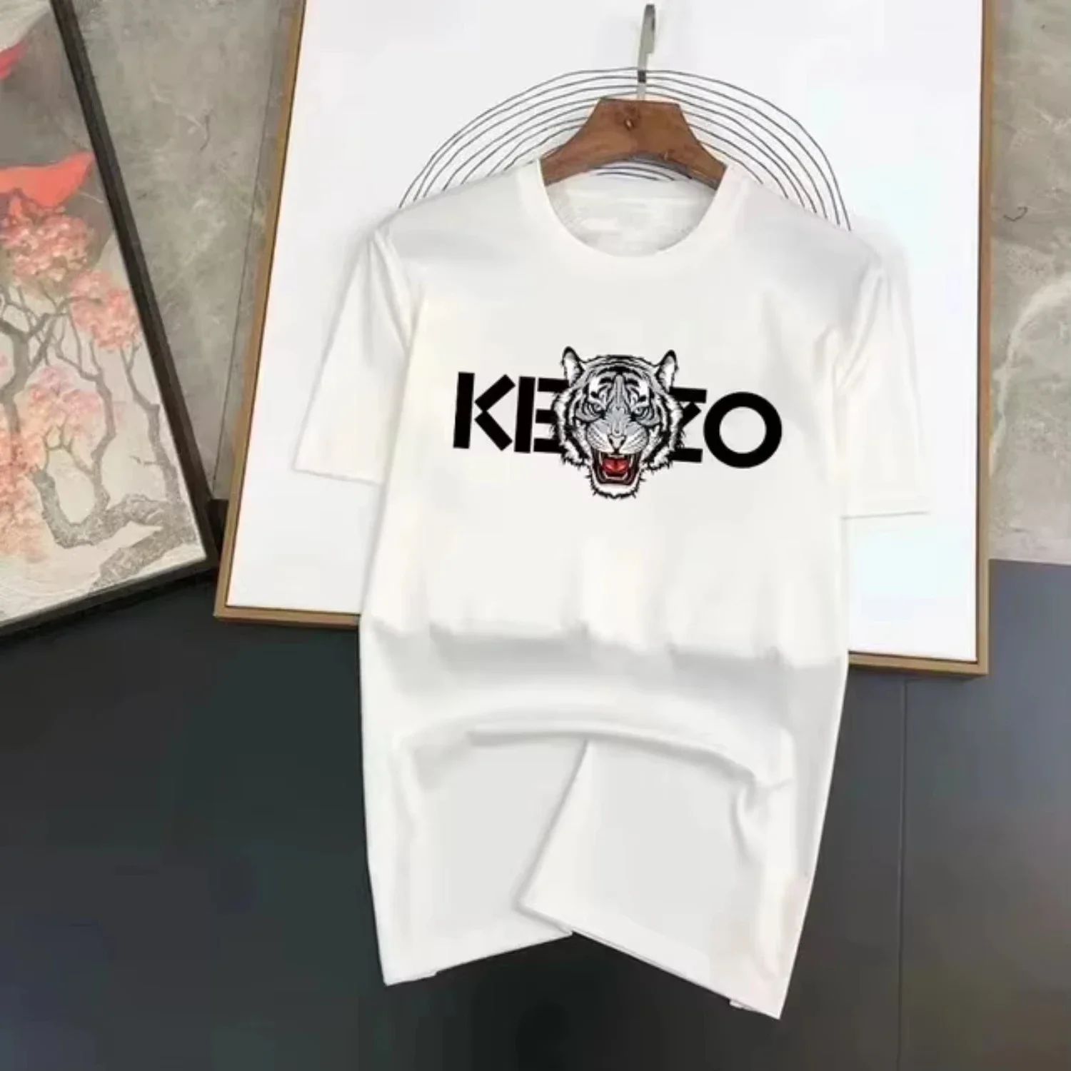 Neue Mode Unisex 2026 Übergroßes Luxusmarken-Grafik-T-Shirt Herren Damen Bedrucktes T-Shirt Sommer Lässiges Kurzarm-Rundhals-Unisex-Shirt – Detail 6