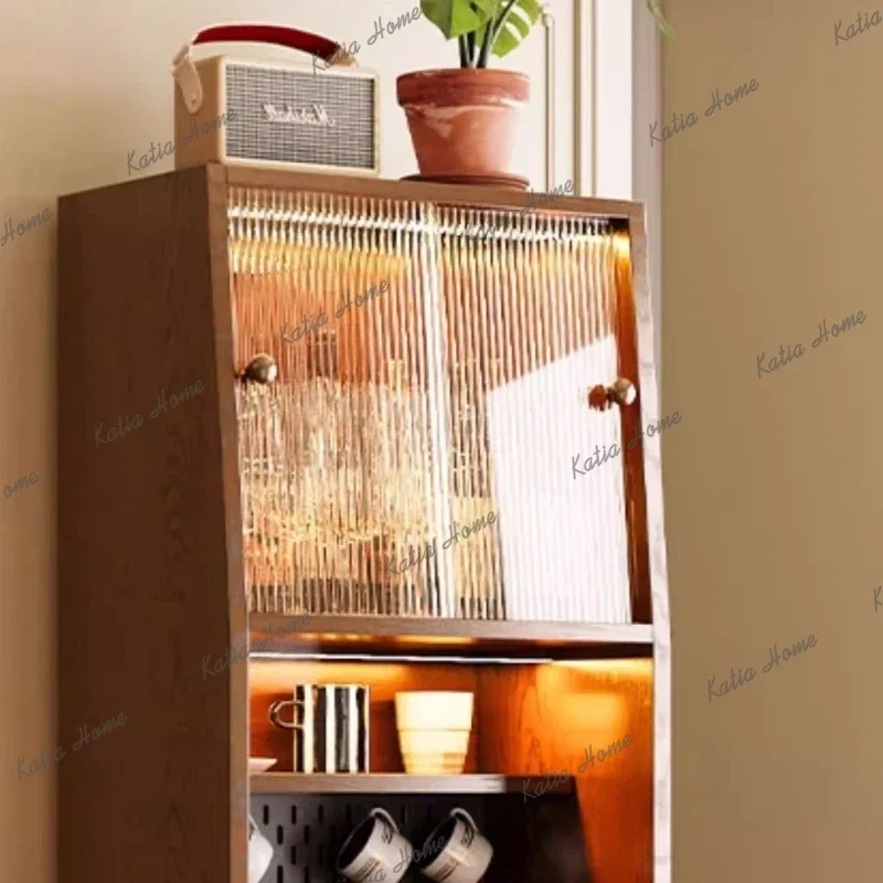 LD Popular Compact Wine Cabinet Ultra-narrow Living Room Locker Wine Cabinet Modern Elegant Bar Furniture
