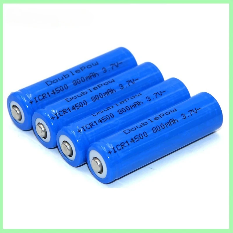14500 3.7V 800mAh Li-ion Rechargeable Battery for LED Solar Light Flashlight Toys Digital Camera