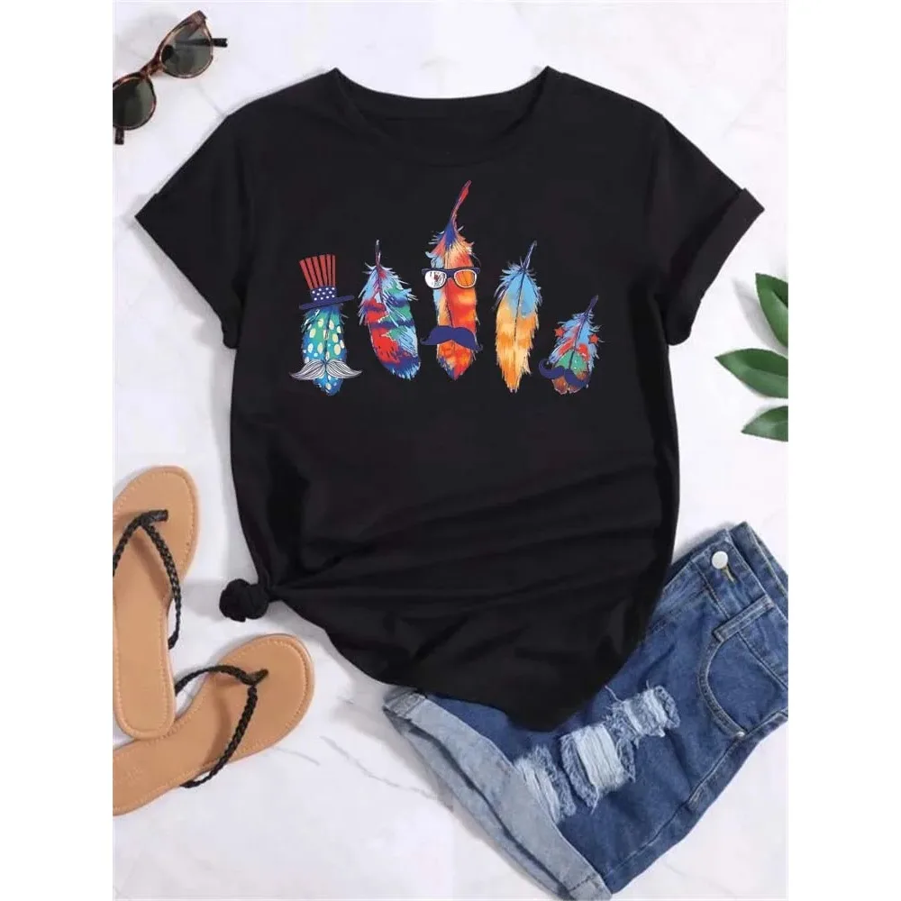 

Harajuku женские красивые топы с принтом «Ловец снов» футболка женская футболка 90-х годов для девочек милые женские футболки с рисунком Y2K уличная одежда