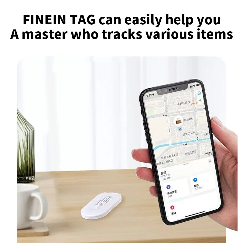 Mini Global Tracker For iPhone Find My App Smart Realtime Location Track For Keys Wallet Kids Pets Anti-lost Finder