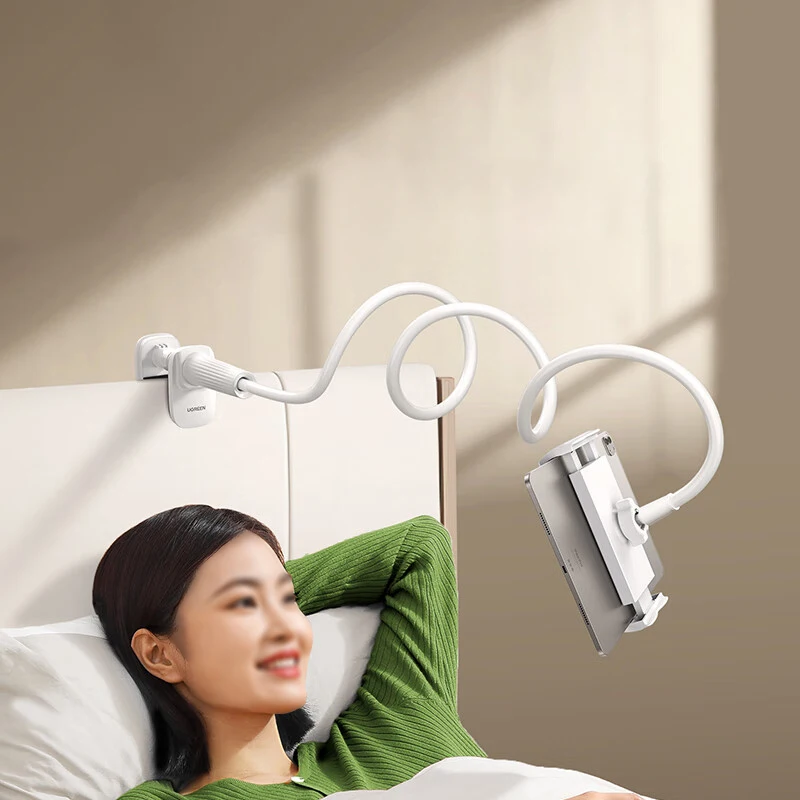Support de tablette col de cygne avec bras Flexible, Support de lit à Clip 360 pour téléphone et tablette de 4 à 11 pouces, accessoires de Support pour IPad