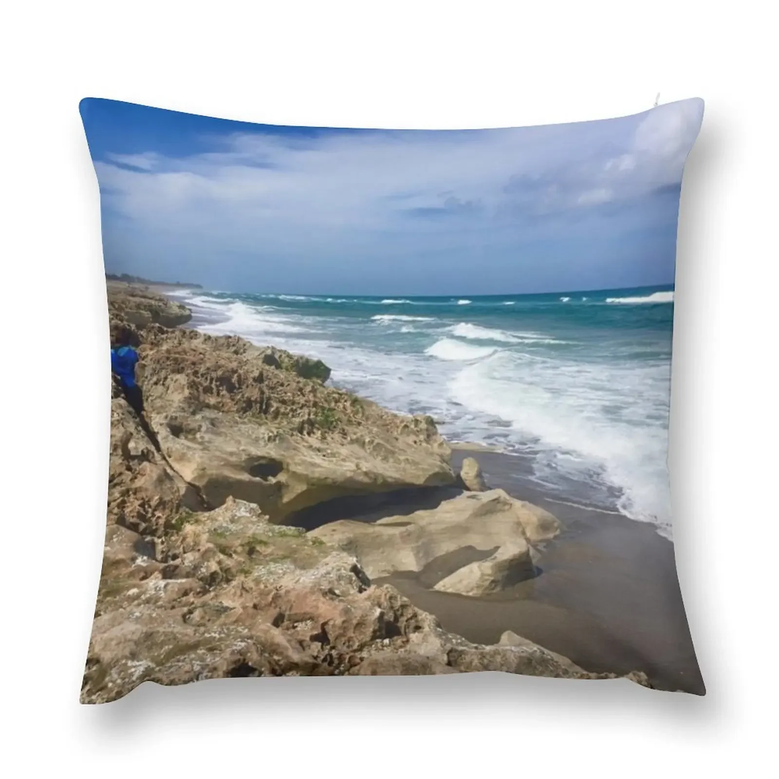 

JUPITER ISLAND BLOWING ROCKS Throw Pillow Sofa Cushion pillows decor home autumn pillowcase pillow