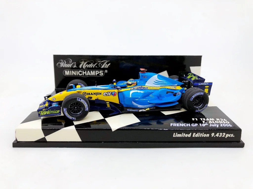 置物1:43 f1 r26 2006プラスチック,限定版,シミュレーション,樹脂,自動車モデル,おもちゃ,ギフト