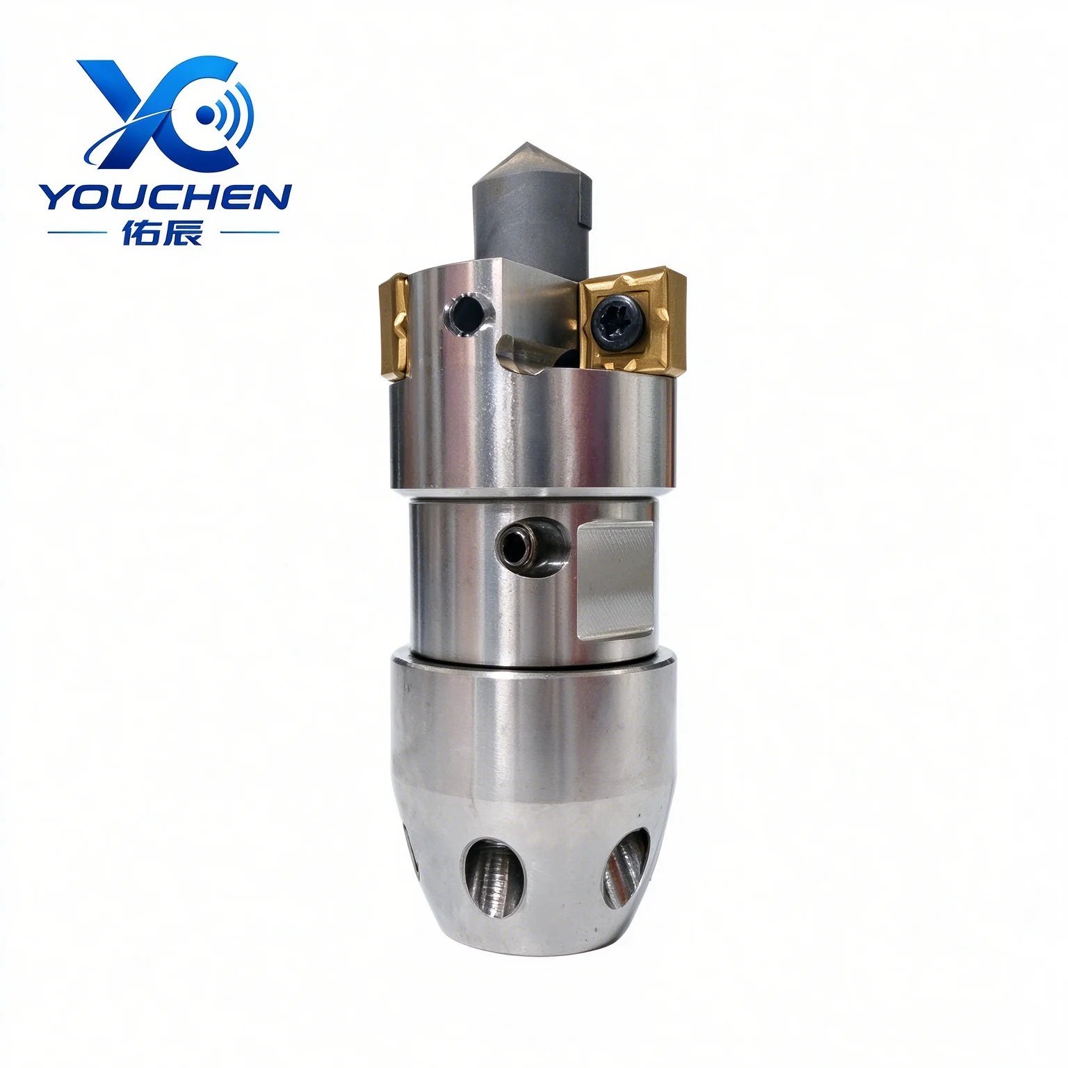 High Pressure Rotating Sewer Jet Nozzle, Stainless Steel Rocket Drain Cleaning Nozzle with Alloy Blade, Pipe Dredging Head for C