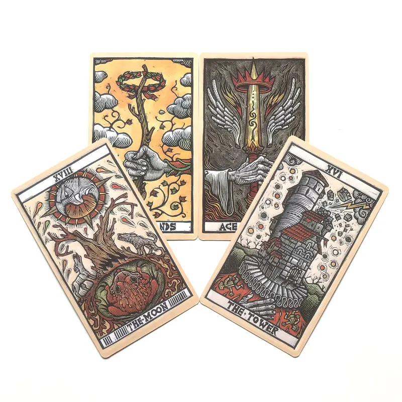 Hot sales Del Toro Tarot Oracle Leisure entertainment games Card, family gatherings Tarot Card, board games Tarot Card