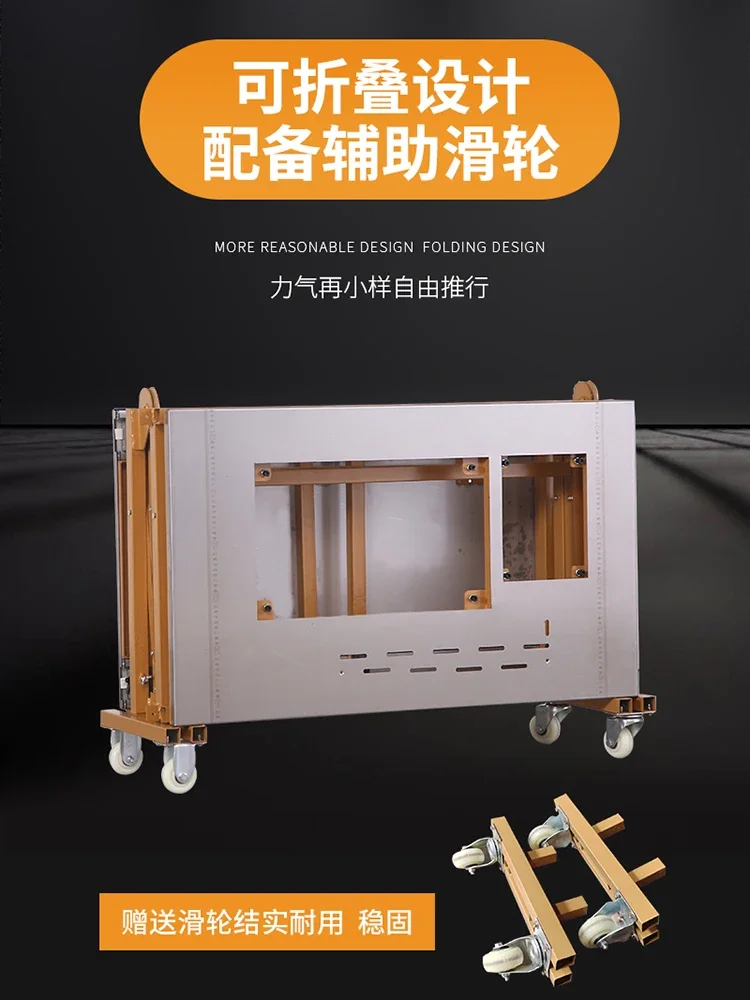 Woodworking folding saw table multifunctional machine precision push table saw sliding track special workbench dust-free