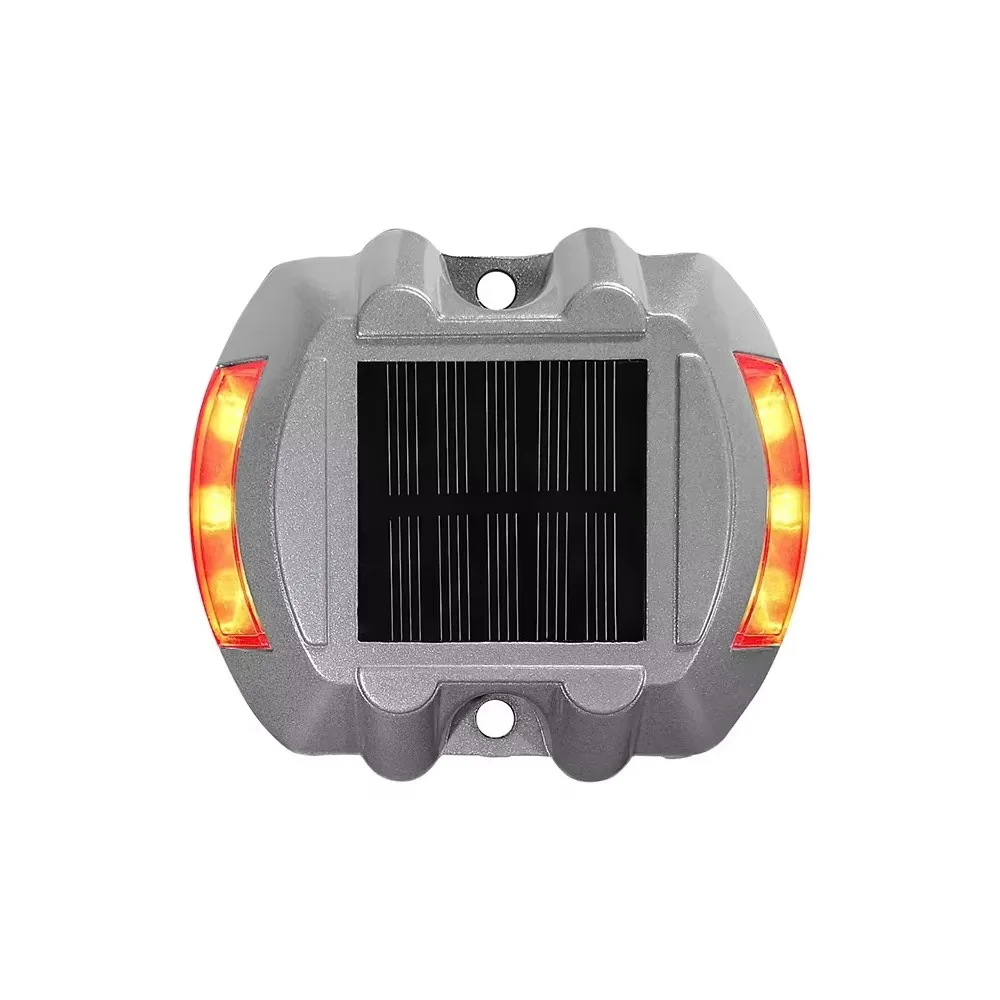 Smart Solar Road Stud Reusable Casting Aluminum LED Deck Light Pressure Resistance Durable Solar Pathway Light Outdoor