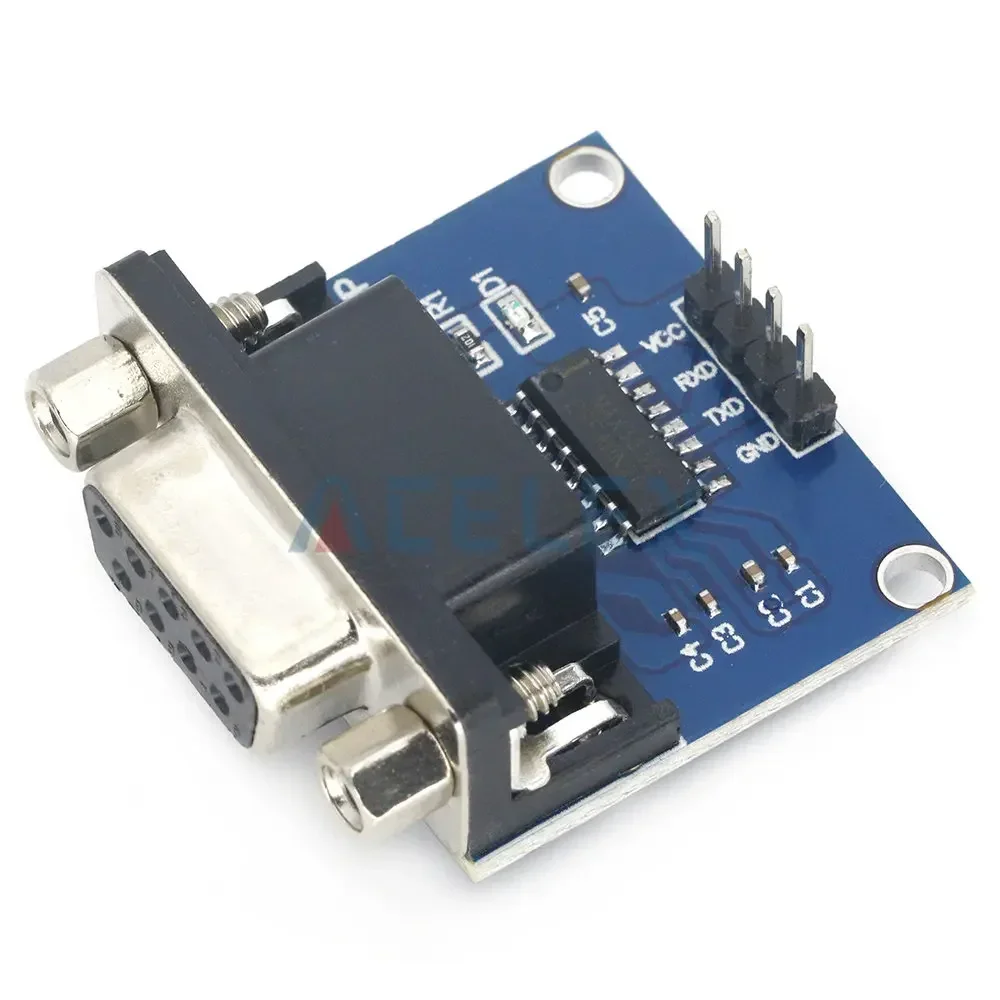 MAX3232 RS232 to TTL Serial Port Converter Module DB9 Connector MAX232 For Arduino