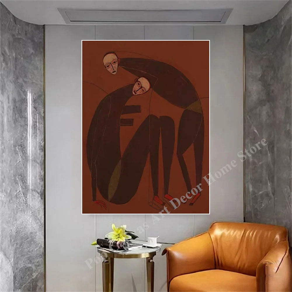 

Hand-Painted Oil Painting on Canvas, Extra Large Abstract Decorative Wall Art for Living Room & Bedroom