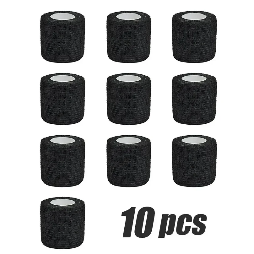 Black Self-Adhesive Cohesive Sports Bandage