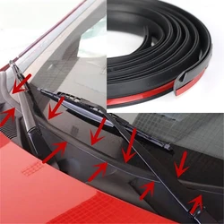 Car Windshield Rubber Moulding Seal Self-adhesive Sunroof Dustproof Sealing Strip Sticker for Auto Car Dashboard Windshield