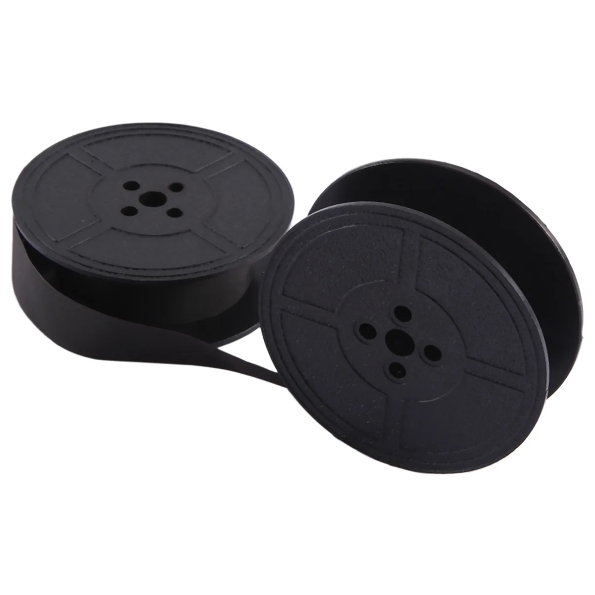 1แพ็คเครื่องพิมพ์ดีดริบบิ้นTwin Spoolเครื่องพิมพ์ดีดริบบิ้นหมึกTwin Spool Packหมึกเปลี่ยนสําหรับเครื่องพิมพ์ดีดส่วนใหญ่ (สีดํา)