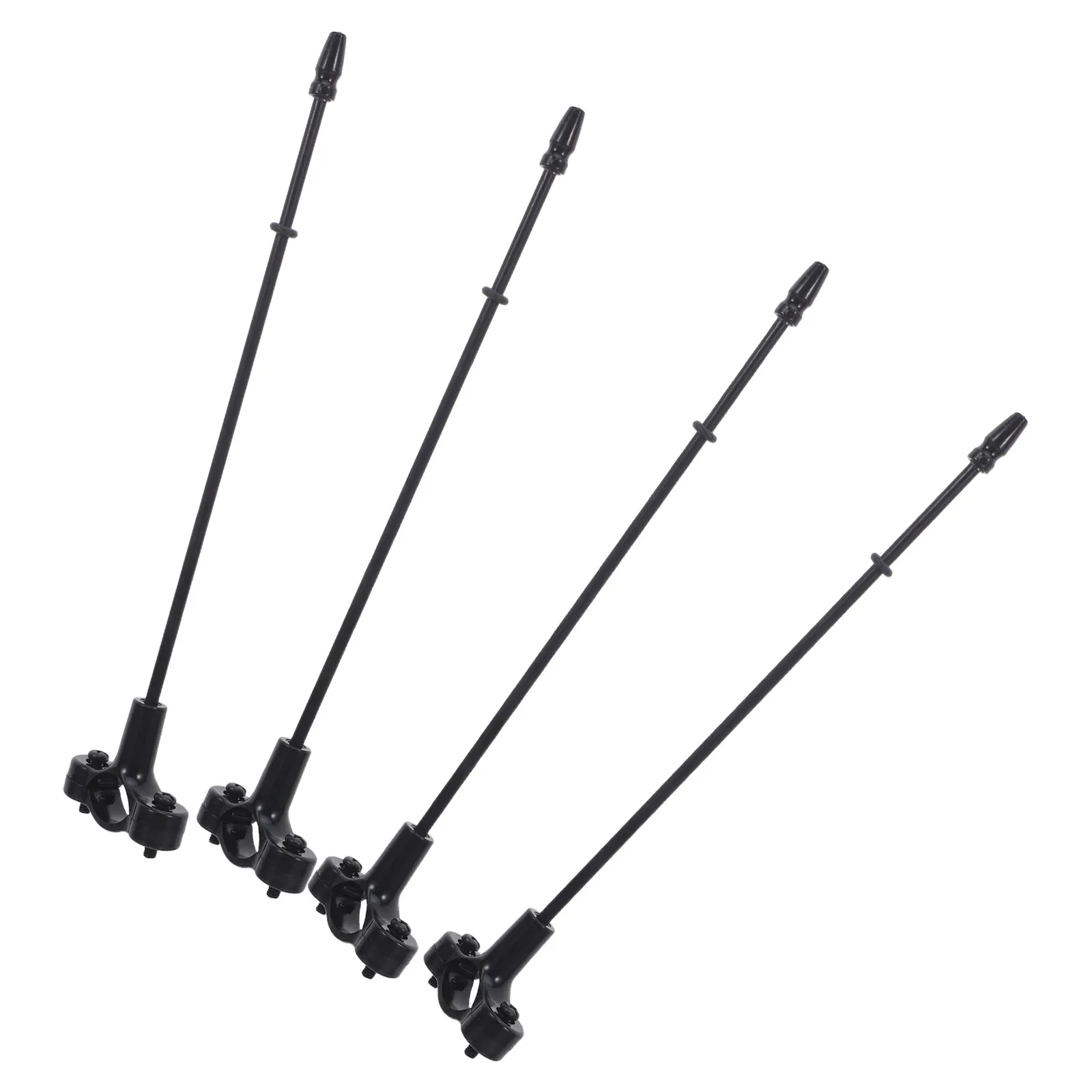 4Pcs Bike Flag Pole Holder Heavy Duty Clamp for Handlebar Outdoor Cycling Offroad Safety Flag Mount Mountain Bike Racing