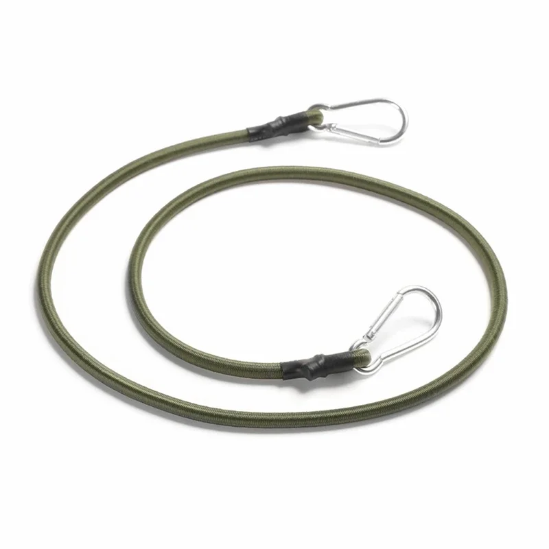 

Outdoor Heavy-duty Bungee Jumping Rope Mountain Climbing Buckle Elastic Tie Rope Hook Bicycle Luggage Packaging Rope Camping EDC
