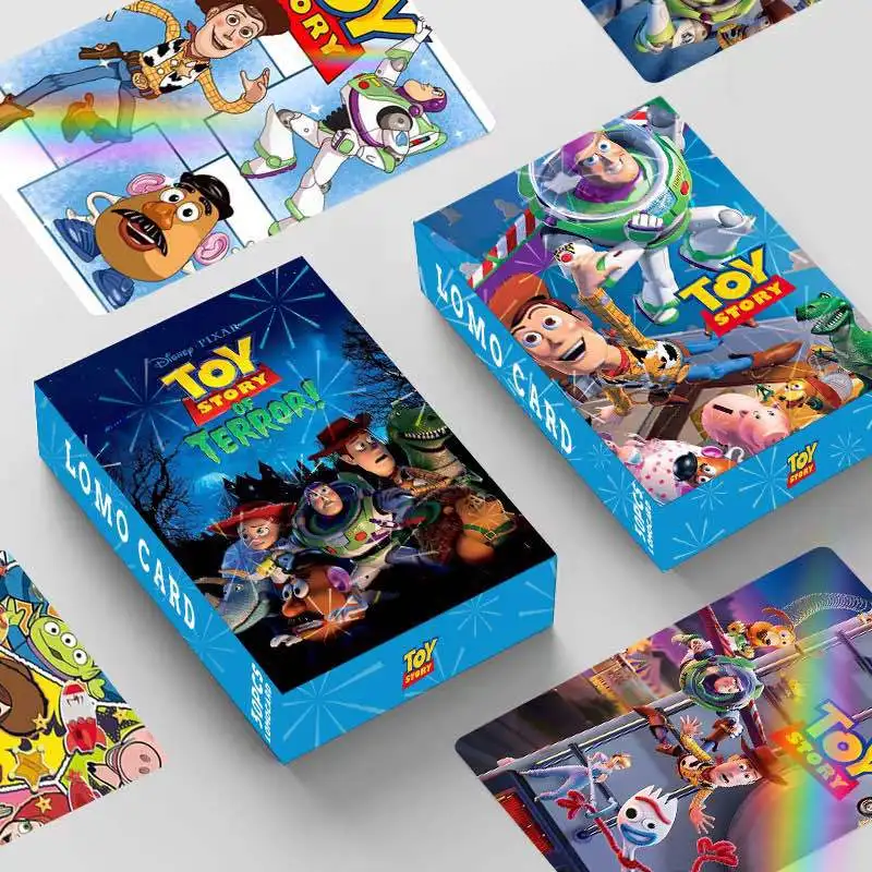 

Toy Story Laser Flash Cards 30 Double Sided LOMO Mini Cards Boxed Anime Peripheral Collectible Photo Cards For Hobby Collection