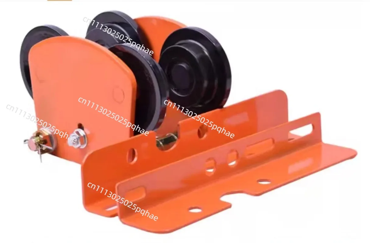 Electric Hoist Manual Trolley, 2200 lbs/1 T ,0.5T Capacity for PA200 PA250 PA300 PA400 PA500, Push Beam Trolley with Dual Wheels