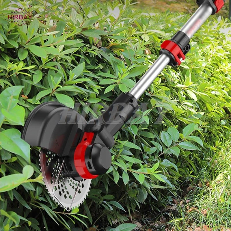 Electric Lawn Mower 6/8inch Brushless Motor Cordless Cutter Household Weeder Rechargeable For Garden Lawn Trimming Pruning Tools