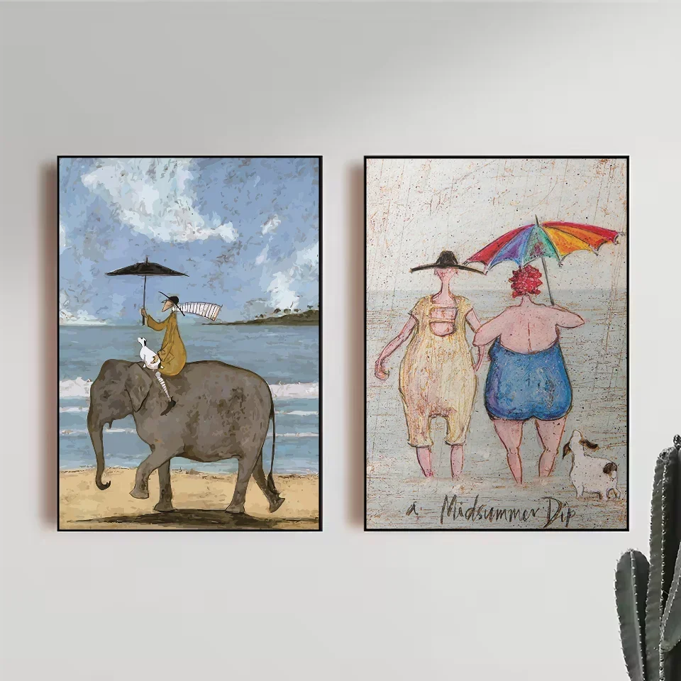 Sam T-Toft Art Poster Aesthetic Canvas Painting Posters And Prints Wall Art Picture For Bedroom Home Decor