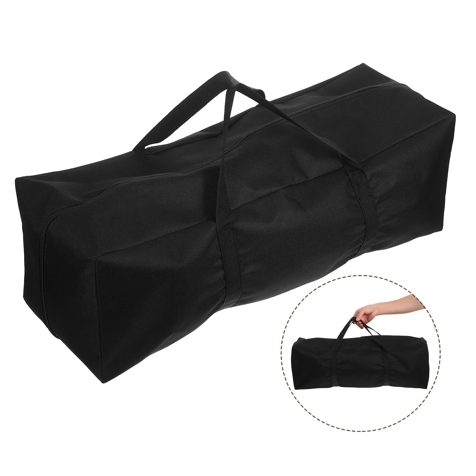 

Large Capacity Camping Storage Bag Heavy Duty PVC Reinforced Tent Pole Hiking Gear Transport Bag Outdoor Equipment Organizer