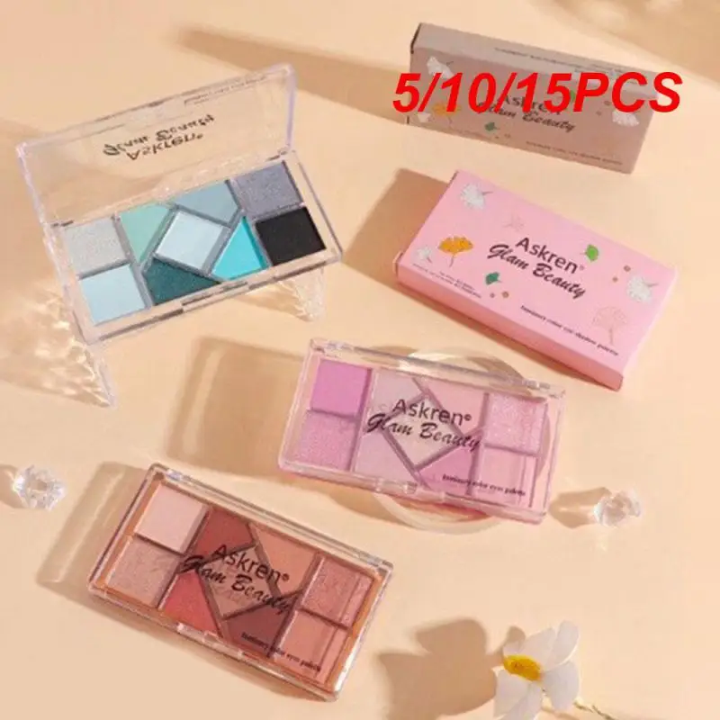 

5/10/15PCS All-in-one Contouring Plate No Clumping Warm Colors Matte Eyeshadow Palette Beauty Cosmetics Eye Shadow Palette