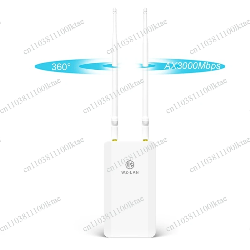 WiFi6 3000Mbps High Power Outdoor Wireless AP Indoor and Outdoor Waterproof Gigabit Industrial WiFi Router