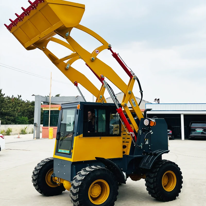 High-quality Skid Steer Loader for Home and Garden, Mini Skid Steer Loader with Snow Blower, Mini Skid Steer Loader