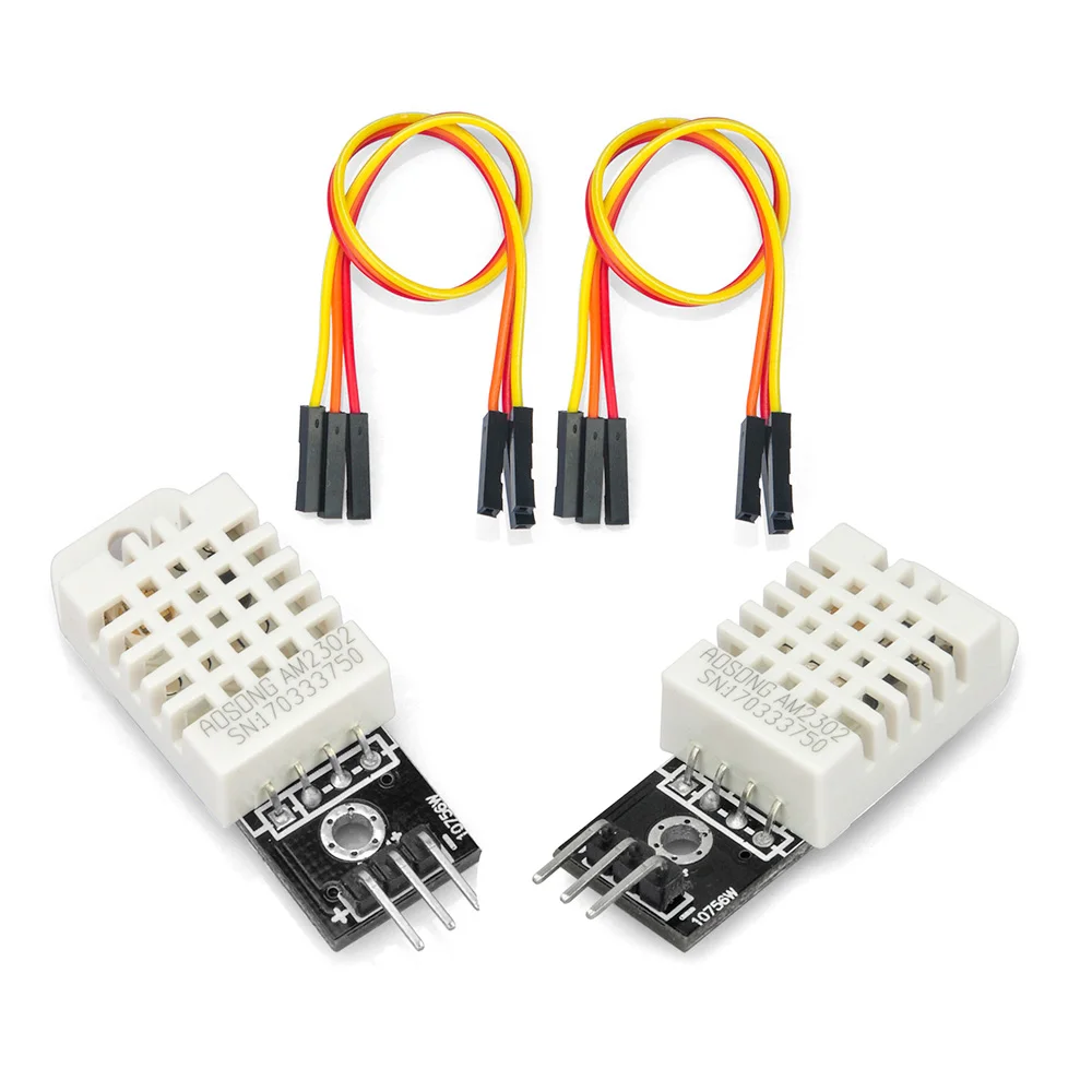 2PC DHT22 / AM2302 Digital Humidity and Temperature Sensor Module for Arduino Raspberry Pi, Temp Hum Gauge Monitor Electronic