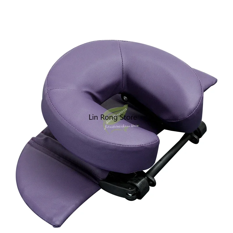 

Home Massage Kit - Deluxe Adjustable Headrest & Face Pillow / Home Massage Beauty Cradle Rest Pad For Desk&Tabletop