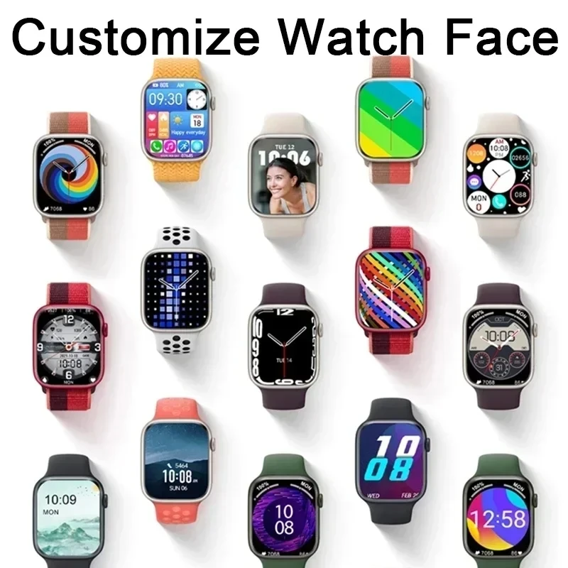 2025 جديد ساعة ذكية جهاز تعقب للياقة البدنية مخصص الهاتفي الرد على المكالمات الرياضة Smartwatch الرجال النساء هدية لابل الهاتف PK IWO 27X8 T500