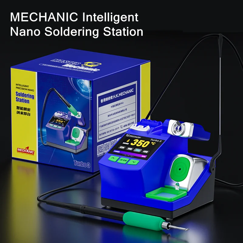 

Интеллектуальная прецизионная нано-паяльная станция MECHANIC Turbo 3, с трансформатором для обслуживания мобильных телефонов, ремонт сварки печатных плат